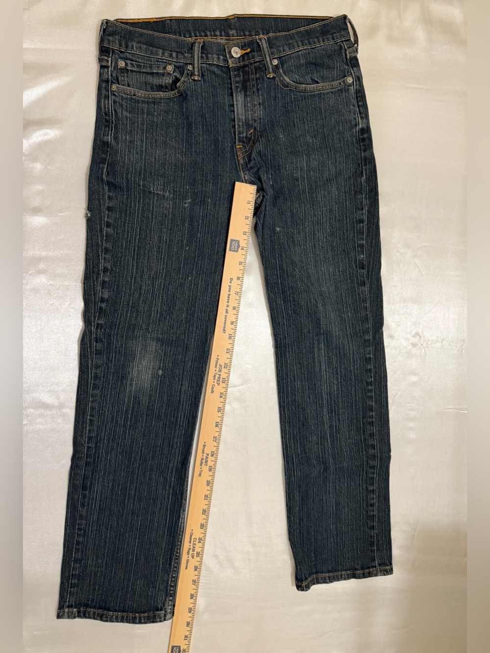 Levi's 514 straight-fit denim jeans medium-dark wash W32 L30